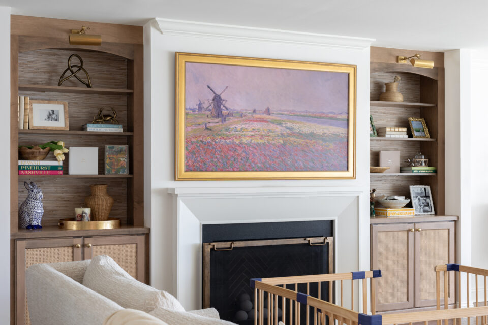 Created by Jilco Kitchen & Bath - Charleston, SC and Photo by Jaclyn King Door Style/Color: Benton Door stained Cognac