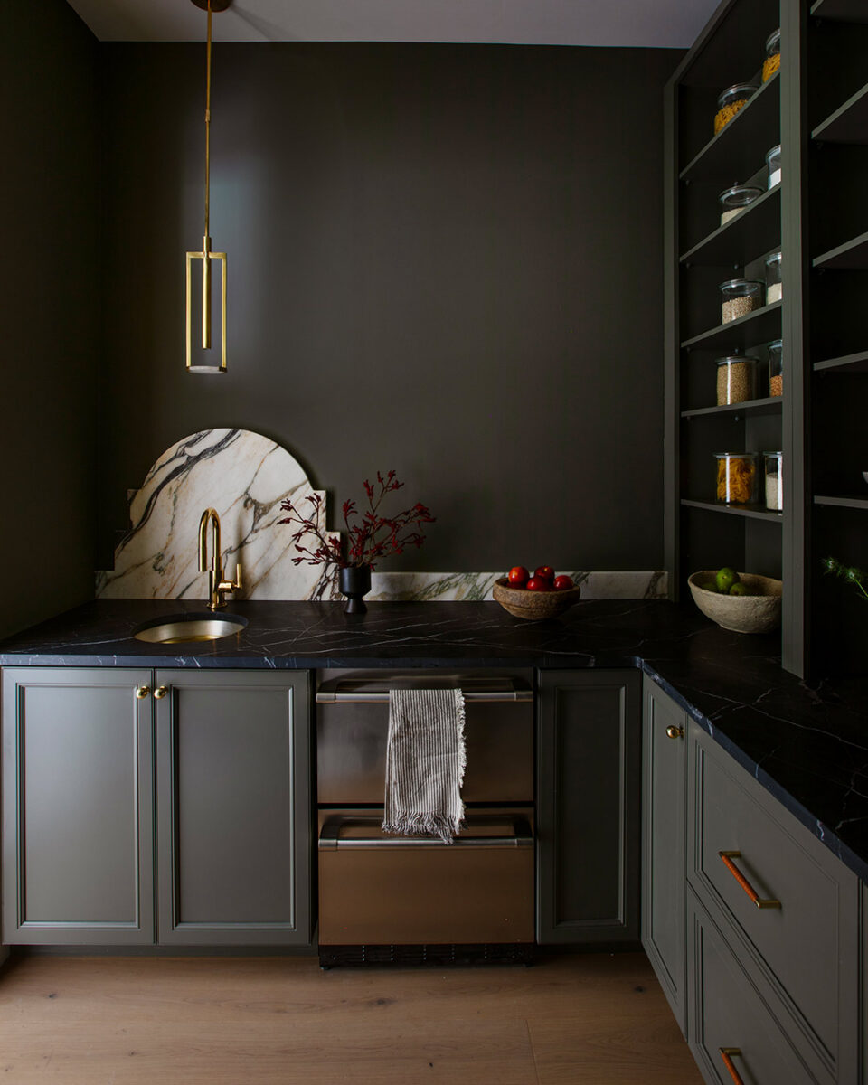 KITH Eudora Brighton Door in Thunder Created by Jilco Kitchen and Bath Photograph by Margaret Wright
